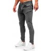 Czarne spodnie jeansowe męskie skinny fit Denley R926-1 Czarne spodnie jeansowe męskie skinny fit Denley R926-1