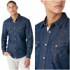 Wrangler Western pánska košeľa ležérna dlhý rukáv slim bavlna