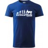 Evolúcia traktor - Klasické pánske tričko vyššej gramáže - XL ( Kráľovská modrá ) Evolúcia traktor - Klasické pánske tričko vyššej gramáže - XL ( Kráľovská modrá )
