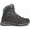 Lowa Badia GTX W Wide anthracite/blue dámské vyšší nepromokavé kombinované trekové boty - 39 a 1/2 EUR Lowa Badia GTX W Wide anthracite/blue dámské vyšší nepromokavé kombinované trekové boty - 39 a 1/2 EUR