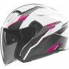 Přilba N130 Myst, NOX (bílá,černá,růžová, vel. S) Přilba N130 Myst, NOX (bílá,černá,růžová, vel. S)