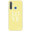 Picasee silikónový prehľadný obal pre Realme 5 - Love Picasee silikónový prehľadný obal pre Realme 5 - Love