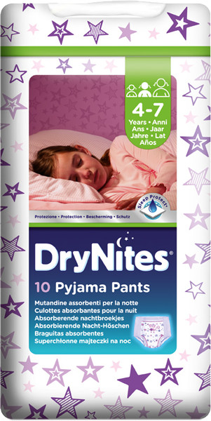 Huggies DryNites M girls 17-30 kg 10 ks