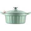 BUYDEEM Enameled Cast Iron Dutch Oven CP551-CG 3,9L, model CP551, farba Cozy Greenish BUYDEEM Enameled Cast Iron Dutch Oven CP551-CG 3,9L, model CP551, farba Cozy Greenish