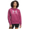 Dámska mikina Under Armour, RIVAL FLEECE SHIMMER Červená,Biela, M Dámska mikina Under Armour, RIVAL FLEECE SHIMMER Červená,Biela, M
