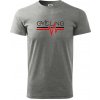 Cycling ekg - Klasické pánske tričko vyššej gramáže - XL ( Tmavosivý melír ) Cycling ekg - Klasické pánske tričko vyššej gramáže - XL ( Tmavosivý melír )