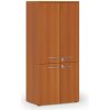 Kancelárska policová skriňa PRIMO WOOD, polené dvere, 800 x 500 x 1781 mm, čerešňa Kancelárska policová skriňa PRIMO WOOD, polené dvere, 800 x 500 x 1781 mm, čerešňa