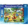 RAVENSBURGER Puzzle Medvídek Pú zachraňuje XXL 100 dílků RAVENSBURGER Puzzle Medvídek Pú zachraňuje XXL 100 dílků
