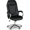 Kožené kancelárske kreslo SUPERIOR, čierna Kožené kancelárske kreslo SUPERIOR, čierna
