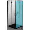 Polysan Zoom Black Skladacie sprchové dvere, 90 cm, ľavé, matná čierna, číre sklo ZL4915BL Polysan Zoom Black Skladacie sprchové dvere, 90 cm, ľavé, matná čierna, číre sklo ZL4915BL