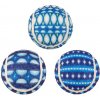 Huhubamboo vianočné loptičky 3 ks modré Huhubamboo vianočné loptičky 3 ks modré