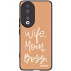 Picasee silikonový černý obal pro Honor 90 5G - Boss Mama Picasee silikonový černý obal pro Honor 90 5G - Boss Mama