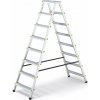 Obojstranný hliníkový rebrík 2x8 schodov PRO 166cm žltá/čierna (max.150 kg) Obojstranný hliníkový rebrík 2x8 schodov PRO 166cm žltá/čierna (max.150 kg)