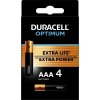 DURACELL Optimum AAA 4 ks 42391 DURACELL Optimum AAA 4 ks 42391