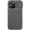 Nillkin Qin Book PRO látkové pre Apple iPhone 14 Pro Max Classical Grey