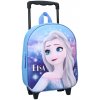 Vadobag · Detský / dievčenský cestovný 3D batoh na kolieskach Ľadové kráľovstvo - Frozen - motív princezná Elsa
