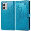 Peňaženkové puzdro Embossing Pattern Mandala Flower modré – Motorola Moto G13 / G23 / G53 5G Peňaženkové puzdro Embossing Pattern Mandala Flower modré – Motorola Moto G13 / G23 / G53 5G