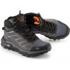 Alpine Pro Vardon Mid pánska outdoorová obuv tmavo modrá čierna oranžová