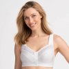 Blancheporte Podprsenka Broderie Anglaise so zapínaním vpredu bez kostíc biela Blancheporte Podprsenka Broderie Anglaise so zapínaním vpredu bez kostíc biela