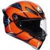 Prilba AGV K1 S SpeedArmor Black Orange Blue Veľkosť: S (55-56 cm) Prilba AGV K1 S SpeedArmor Black Orange Blue Veľkosť: S (55-56 cm)