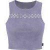 VANS Check Wash Fitted Crop Tank Purple Haze - L VANS Check Wash Fitted Crop Tank Purple Haze - L