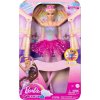 Barbie svietiaca magická baletka s ružovou sukňou Barbie svietiaca magická baletka s ružovou sukňou
