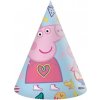 Papierové párty čiapočky Prasiatko Peppa 6 ks Papierové párty čiapočky Prasiatko Peppa 6 ks