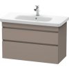 Duravit DuraStyle skrinka 93x44.8x61 cm závesná kúpeľňová skrinka pod umývadlo sivá DS648204343 Duravit DuraStyle skrinka 93x44.8x61 cm závesná kúpeľňová skrinka pod umývadlo sivá DS648204343