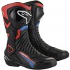 ALPINESTARS Topánky S-MX 6 (čierna/červená/modrá/biela, veľ. 45) 130 ALPINESTARS Topánky S-MX 6 (čierna/červená/modrá/biela, veľ. 45) 130