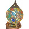 Mosaic lampa orientálna stolná Globe KVETY Ø15 Mosaic lampa orientálna stolná Globe KVETY Ø15