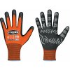 PRAPOR TIGER TOUCH / Bezšvové máčané rukavice - čierna/oranžová 9 PRAPOR TIGER TOUCH / Bezšvové máčané rukavice - čierna/oranžová 9