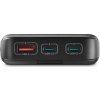 Hama PD 10 powerbanka, 10000 mAh, 3 výstupy: 2x USB-C, 1x USB-A, LED displej, PD, Qualcomm Hama PD 10 powerbanka, 10000 mAh, 3 výstupy: 2x USB-C, 1x USB-A, LED displej, PD, Qualcomm