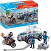 Playmobil City Heroes policajná naháňačka – auto, motocykel a figúrky Playmobil City Heroes policajná naháňačka – auto, motocykel a figúrky