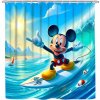 Dizajnový multifunkčný záves 180x180 cm - Mickey mouse na surfe Dizajnový multifunkčný záves 180x180 cm - Mickey mouse na surfe
