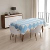 Sablio Obrus Bielo-modré kosoštvorce - 130x170 cm Sablio Obrus Bielo-modré kosoštvorce - 130x170 cm