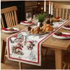 Mondo Italia Vianočný gobelínový behúň na stôl Vianočný škriatok Viacfarebná 45x140 cm