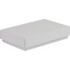 Darčeková krabička s vekom 250x150x50/40 mm, biela Darčeková krabička s vekom 250x150x50/40 mm, biela