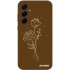 Picasee Fashion Case pre Samsung Galaxy A55 5G A556B - Brown flowers Picasee Fashion Case pre Samsung Galaxy A55 5G A556B - Brown flowers