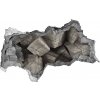 Samolepiaca diera na stenu Betónové kocky 95x73 cm Samolepiaca diera na stenu Betónové kocky 95x73 cm