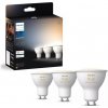 Philips | SADA 3x LED Stmievateľná žiarovka Philips Hue WHITE AMB. GU10/4,2W/230V 2200-6500K | P6174 Philips | SADA 3x LED Stmievateľná žiarovka Philips Hue WHITE AMB. GU10/4,2W/230V 2200-6500K | P6174