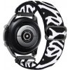 eses Nastaviteľný nylónový elastický loop remienok pre smart hodinky 22 mm Farba: zebra