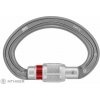 Petzl OMNI SCREW LOCK karabína, sivá Petzl OMNI SCREW LOCK karabína, sivá