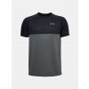 Under Armour Tech Colorblock SS Čierna