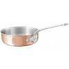 Mauviel M´6S medená soté panvica na indukčnú varnú dosku 24 cm Mauviel M´6S medená soté panvica na indukčnú varnú dosku 24 cm