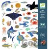 Djeco Samolepky metalické Oceán Djeco Samolepky metalické Oceán