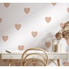 Srdcia Nálepky na stenu. Pastelové srdcia Srdcia Nálepky na stenu. Pastelové srdcia