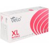 VELO NITRILE BLUE XL Chirurgické nitrilové rukavice bez púdru, modré, 100 ks VELO NITRILE BLUE XL Chirurgické nitrilové rukavice bez púdru, modré, 100 ks