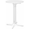 Royal Catering Barový stôl - biely - skladací - Ø80 cm - 110 cm | RC-BIS80FW Royal Catering Barový stôl - biely - skladací - Ø80 cm - 110 cm | RC-BIS80FW
