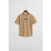 TRIČKO GANT ARCHIVE SHIELD SS T-SHIRT DARK KHAKI TRIČKO GANT ARCHIVE SHIELD SS T-SHIRT DARK KHAKI