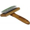 Bamboo Groom Střední jemný kartáč s nerezovými hroty, Finišák Bamboo Groom Střední jemný kartáč s nerezovými hroty, Finišák